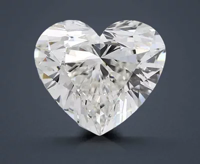 4.16ct F VS1 Rare Carat Ideal Cut Heart Lab Grown Diamond