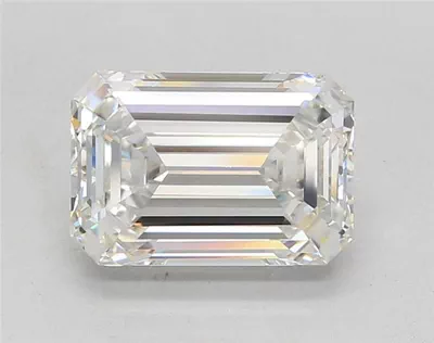 4.05ct G VVS2 Rare Carat Ideal Cut Emerald Lab Grown Diamond