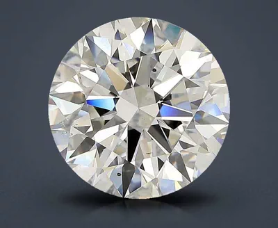 5.01ct G SI1 Rare Carat Ideal Cut Round Diamond