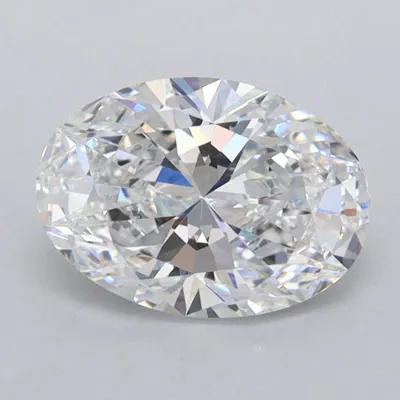 1.53ct D VVS1 Rare Carat Ideal Cut Oval Lab Grown Diamond