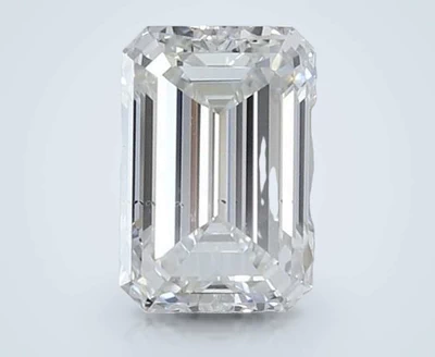 1.76ct G SI1 Very Good Cut Emerald Lab Grown Diamond