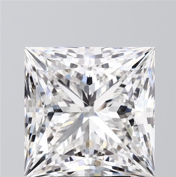 5.14ct F VS1 Rare Carat Ideal Cut Princess Lab Grown Diamond