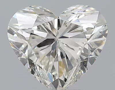 3.01ct J SI2 Rare Carat Ideal Cut Heart Diamond
