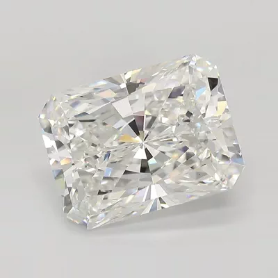 6.06ct F VVS2 Rare Carat Ideal Cut Radiant Lab Grown Diamond