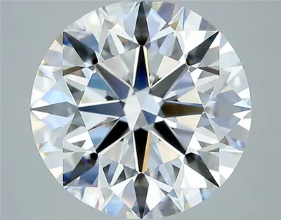 5.01ct E SI1 Rare Carat Ideal Cut Round Diamond