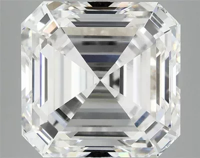 7.27ct F VVS2 Rare Carat Ideal Cut Asscher Lab Grown Diamond