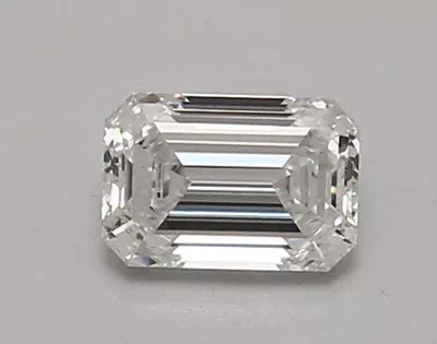 0.83ct D VVS2 Rare Carat Ideal Cut Emerald Lab Grown Diamond