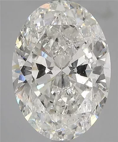 5.02ct I SI2 Rare Carat Ideal Cut Oval Diamond