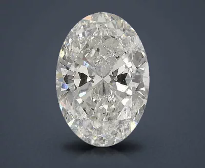 5.02ct I SI2 Rare Carat Ideal Cut Oval Diamond