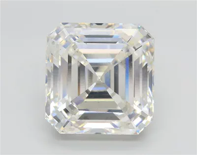 10.02ct G VS2 Rare Carat Ideal Cut Asscher Lab Grown Diamond