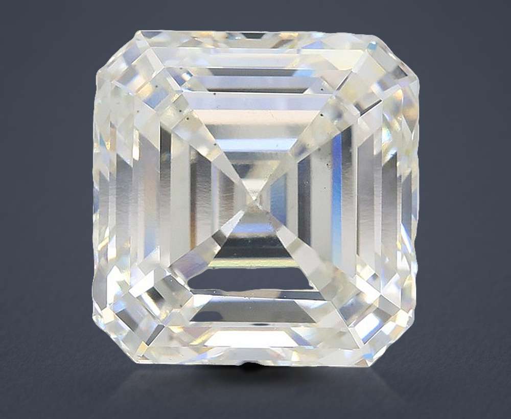 10.02ct G VS2 Rare Carat Ideal Cut Asscher Lab Grown Diamond