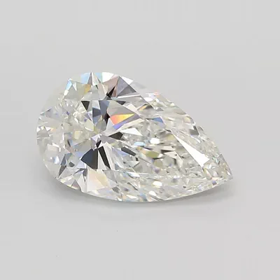 2.18ct F VVS2 Rare Carat Ideal Cut Pear Lab Grown Diamond