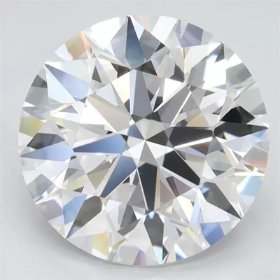 3.26ct D IF Rare Carat Ideal Cut Round Lab Grown Diamond