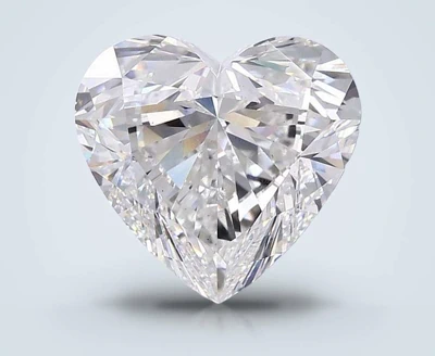 30.08ct F VS2 Rare Carat Ideal Cut Heart Lab Grown Diamond