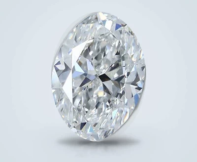 3.03ct D SI1 Rare Carat Ideal Cut Oval Diamond