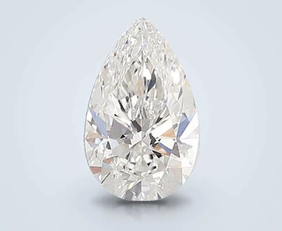 3.03ct F VVS2 Rare Carat Ideal Cut Pear Lab Grown Diamond