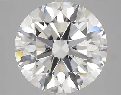 4.06ct F VS2 Rare Carat Ideal Cut Round Diamond