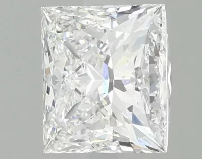 2.00ct D SI1 Rare Carat Ideal Cut Princess Lab Grown Diamond