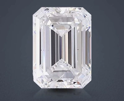 1.00ct E SI2 Rare Carat Ideal Cut Emerald Lab Grown Diamond