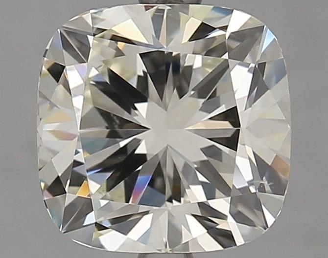 3.01ct J VS2 Rare Carat Ideal Cut Cushion Diamond