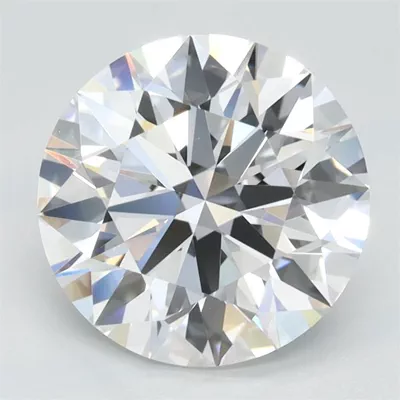 2.56ct D VVS1 Rare Carat Ideal Cut Round Lab Grown Diamond