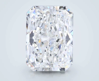 10.08ct F VVS2 Rare Carat Ideal Cut Radiant Lab Grown Diamond