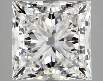 7.08ct E VVS2 Rare Carat Ideal Cut Princess Lab Grown Diamond