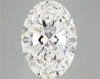 11.96ct F VS1 Rare Carat Ideal Cut Oval Lab Grown Diamond