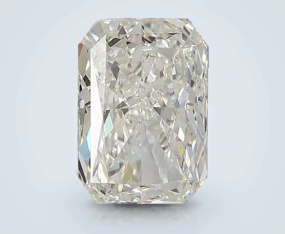 3.08ct J SI1 Rare Carat Ideal Cut Radiant Diamond