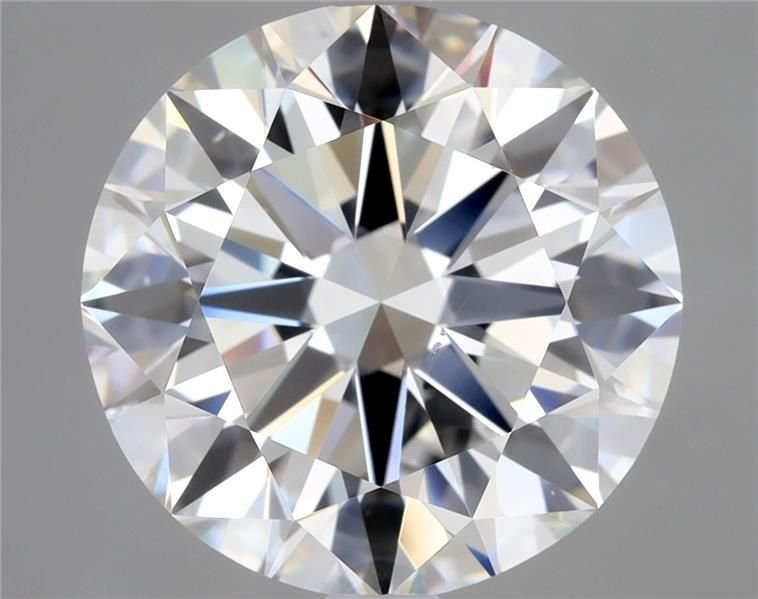 5.01ct G VS2 Rare Carat Ideal Cut Round Diamond