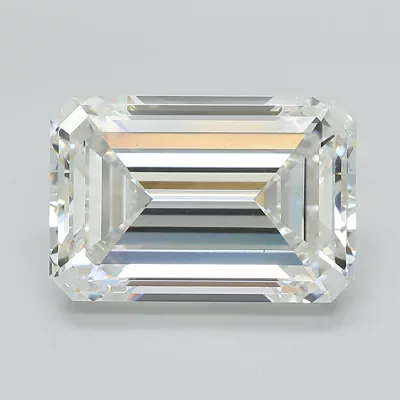8.20ct G VS1 Rare Carat Ideal Cut Emerald Lab Grown Diamond