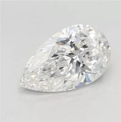 1.59ct D VVS2 Rare Carat Ideal Cut Pear Lab Grown Diamond