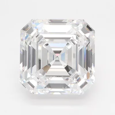 4.01ct D VVS2 Rare Carat Ideal Cut Asscher Lab Grown Diamond