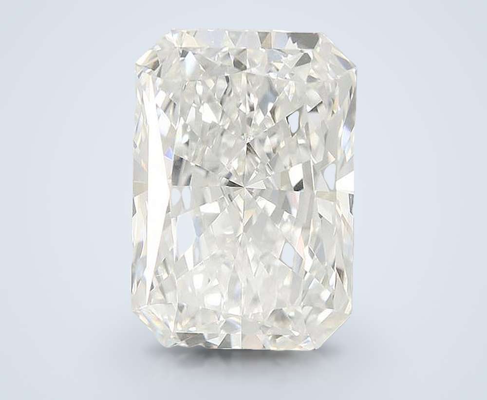 3.04ct F VVS2 Rare Carat Ideal Cut Radiant Lab Grown Diamond