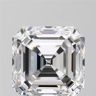 3.09ct E VVS2 Rare Carat Ideal Cut Asscher Lab Grown Diamond