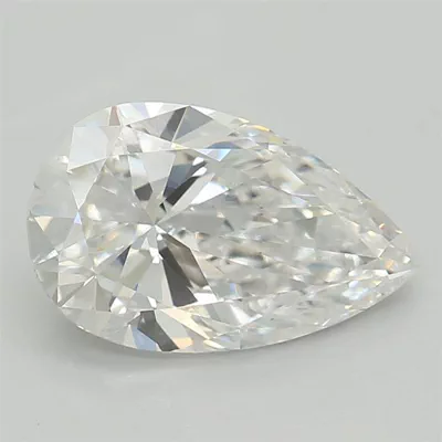 1.05ct D VS2 Rare Carat Ideal Cut Pear Lab Grown Diamond