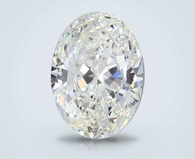 3.01ct J SI1 Rare Carat Ideal Cut Oval Diamond