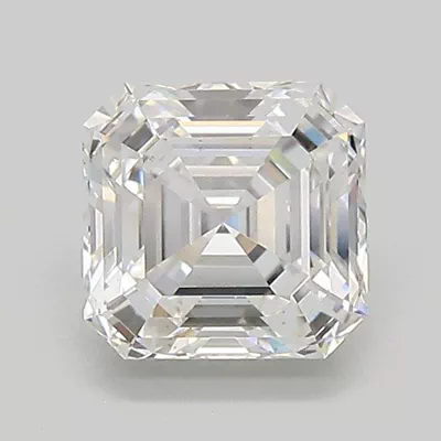 1.28ct E VS2 Rare Carat Ideal Cut Asscher Lab Grown Diamond
