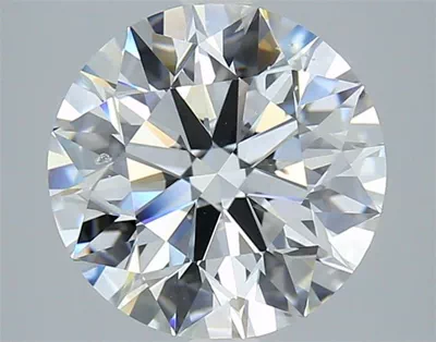 4.01ct G SI1 Rare Carat Ideal Cut Round Diamond