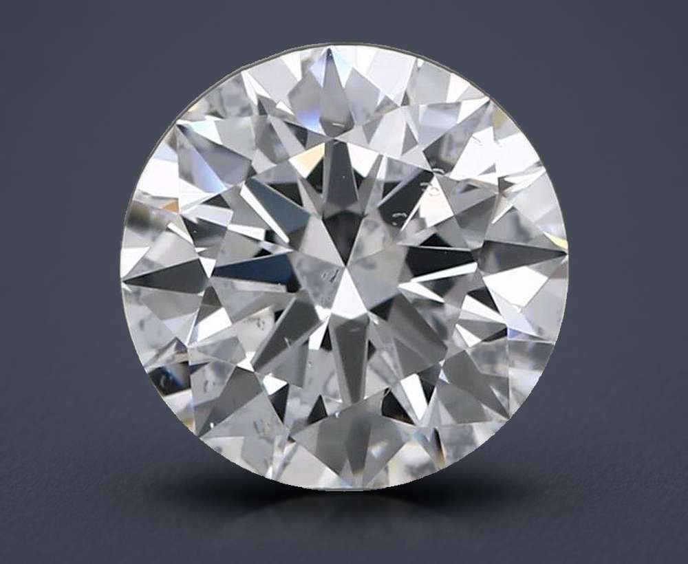 2.14ct D SI1 Rare Carat Ideal Cut Round Lab Grown Diamond