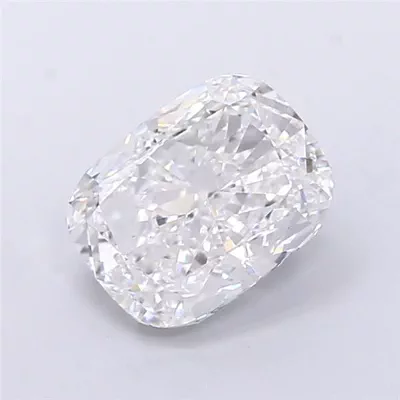 3.01ct D VVS2 Rare Carat Ideal Cut Cushion Lab Grown Diamond