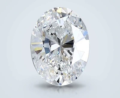 0.63ct D VVS2 Very Good Cut Oval Diamond