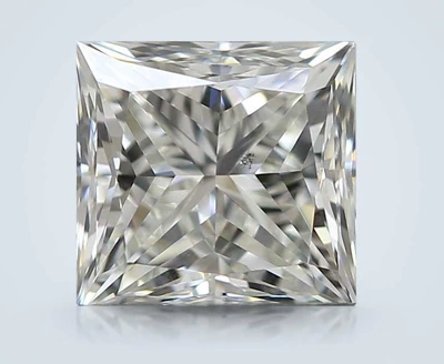 0.71ct K SI1 Rare Carat Ideal Cut Princess Diamond
