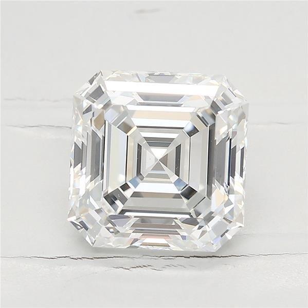 2.03ct F VS1 Rare Carat Ideal Cut Asscher Lab Grown Diamond