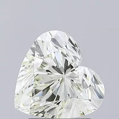 1.73ct K VVS2 Rare Carat Ideal Cut Heart Diamond