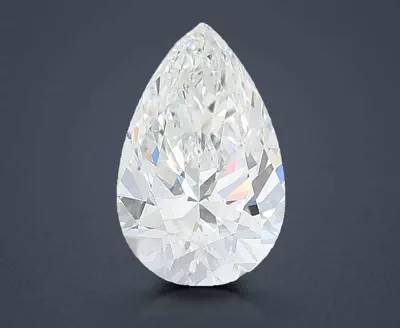 1.03ct E VS2 Rare Carat Ideal Cut Pear Lab Grown Diamond