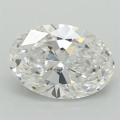 1.05ct D VVS2 Rare Carat Ideal Cut Oval Lab Grown Diamond