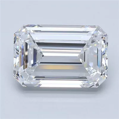 4.51ct D VS1 Rare Carat Ideal Cut Emerald Diamond