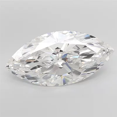 9.58ct F VVS2 Rare Carat Ideal Cut Marquise Lab Grown Diamond