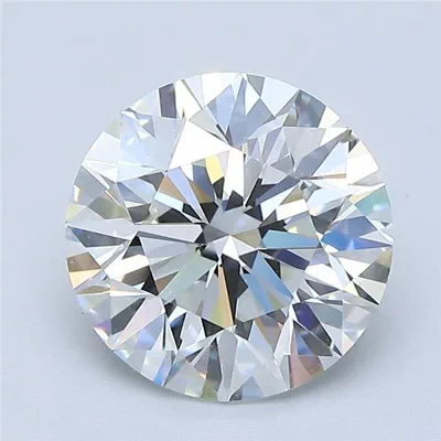 2.76ct G VVS1 Rare Carat Ideal Cut Round Diamond